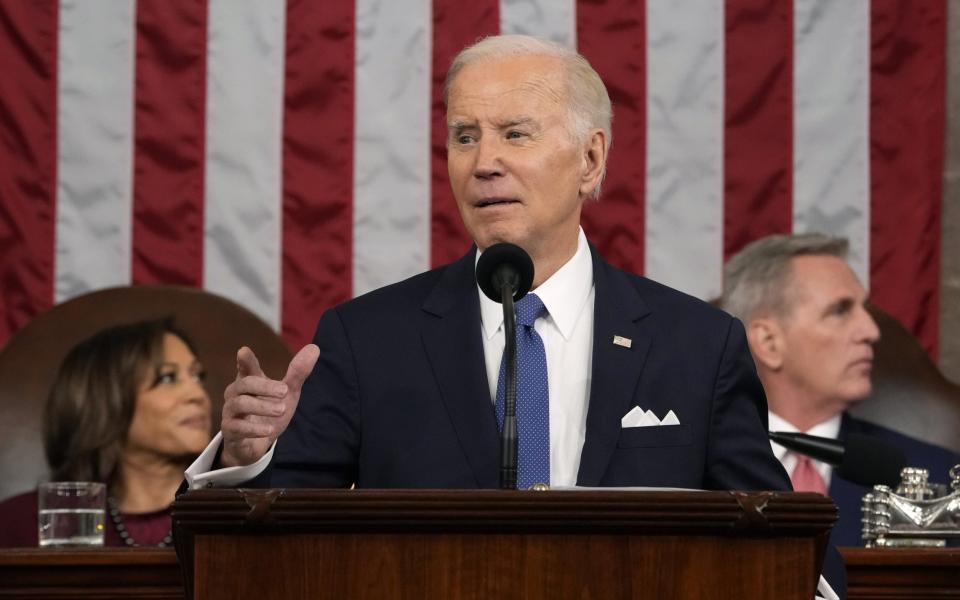 US President Joe Biden delivered the State of the Union address to a joint session of Congress - Shutterstock