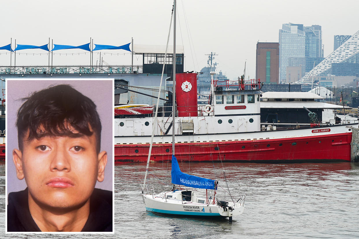 Juan Hernandez and FDNY fire boat