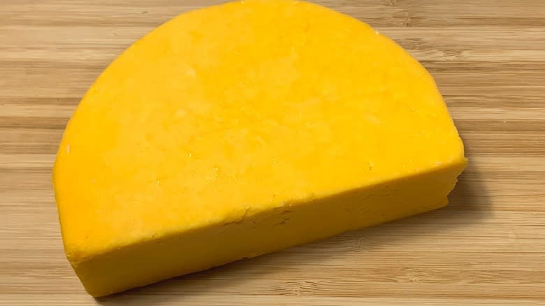 Colby cheese on board