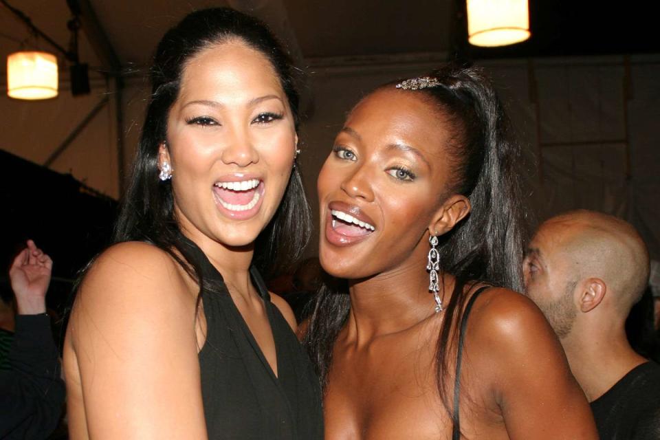 <p>Johnny Nunez/WireImage</p> Kimora Lee Simmons (left) opened up about how Naomi Campbell is doing now that she