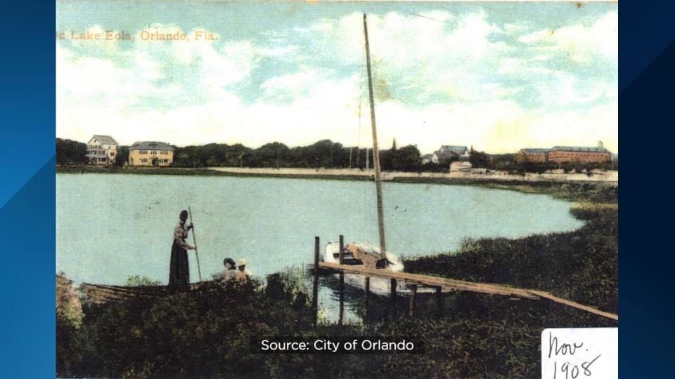 Lake Eola Park in November 1908.