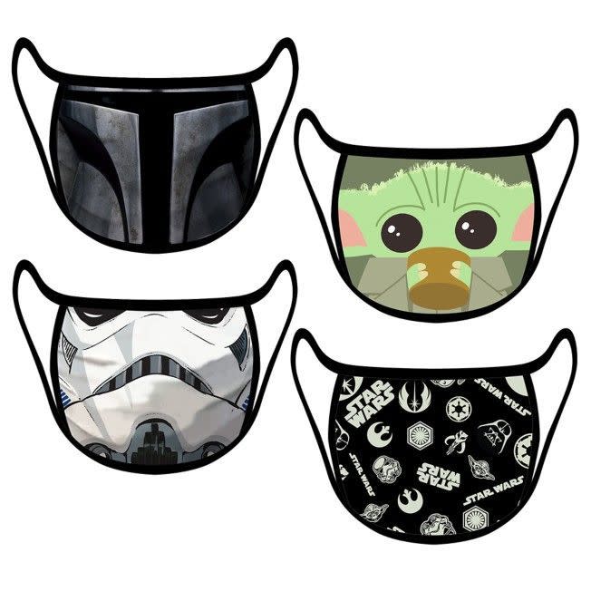 9) Cloth Face Masks 4-Pack – Star Wars – Set 2