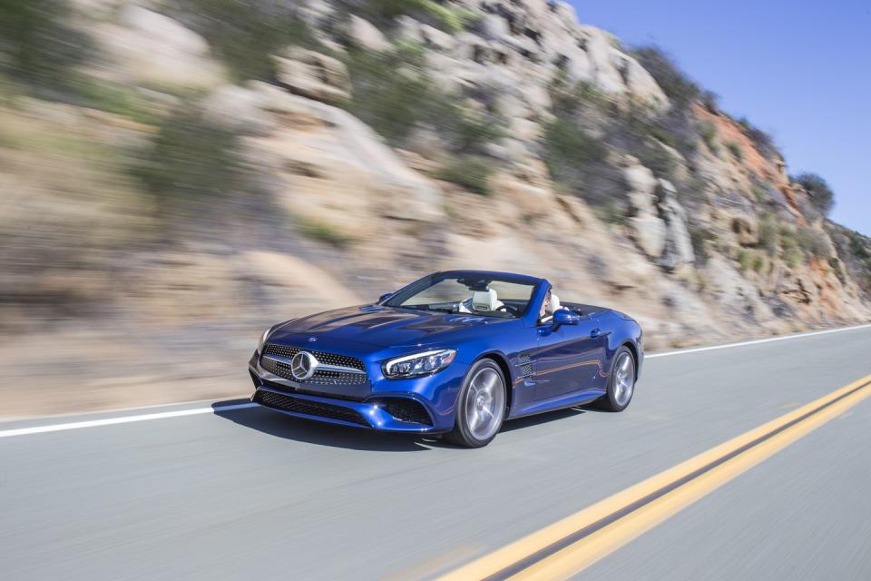 <p>Mercedes-Benz SL550</p><li>Hardtop two-seater for the <em>L.A. Law</em> set</li><li>Weighs as much as some SUVs</li><li>Mercedes has announced plans for a new SL for 2022 with small but usable rear seats</li><p>Saturn SL</p><li>GM's other "plastic fantastic"</li><li>Friendly, haggle-free dealers</li><li>Replaced by the Saturn Ion before the brand was axed</li>