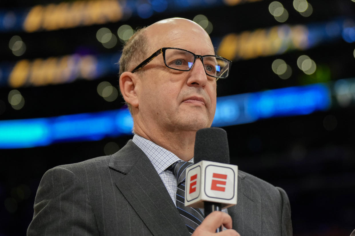 Jeff Van Gundy, a former head coach of the New York Knicks and Houston Rockets, had been with ESPN since he left the bench.