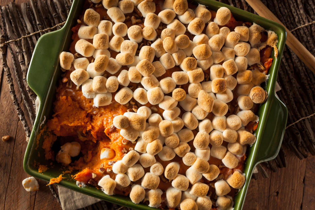 Marshmallows became popular on sweet potatoes in the early 1900s (Photo: Getty)