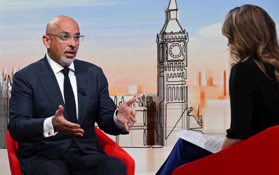 Nadhim Zahawi, the Tory party chairman said the Government was 'looking at what we need to do to minimise the disruption to people’s lives' - JEFF OVERS/BBC