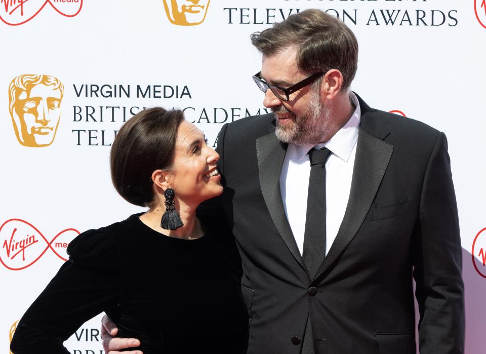 Richard Osman and Doctor Who's Ingrid Oliver have been in a relationship since summer 2021. (Getty Images)