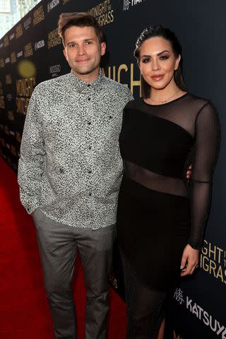 <p>Kevin Winter/Getty </p> Tom Schwartz and Katie Maloney-Schwartz attend the Los Angeles special screening of Lionsgate's "Midnight in the Switchgrass" at Regal LA Live on July 19, 2021 in Los Angeles, California.