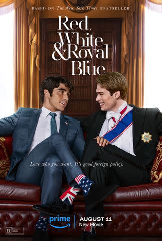 <p>Amazon</p> Poster for <em>Red, White & Royal Blue</em>