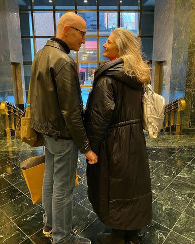 <p>Paulina Porizkova/instagram</p> Paulina Porizkova and boyfriend Jeff Greenstein