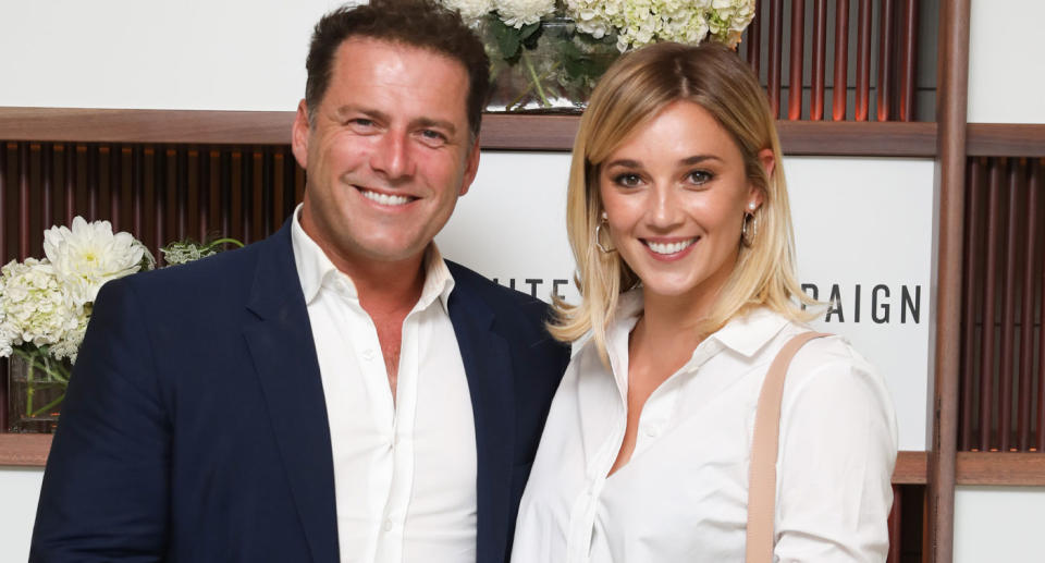 Photo of Stefanovic and his new wife Jasmine Yarbrough together at a campaign launch in Sydney last year. Source: 