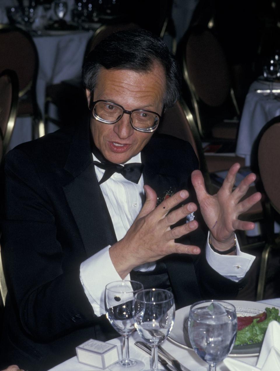 Larry King and Alene Akins
