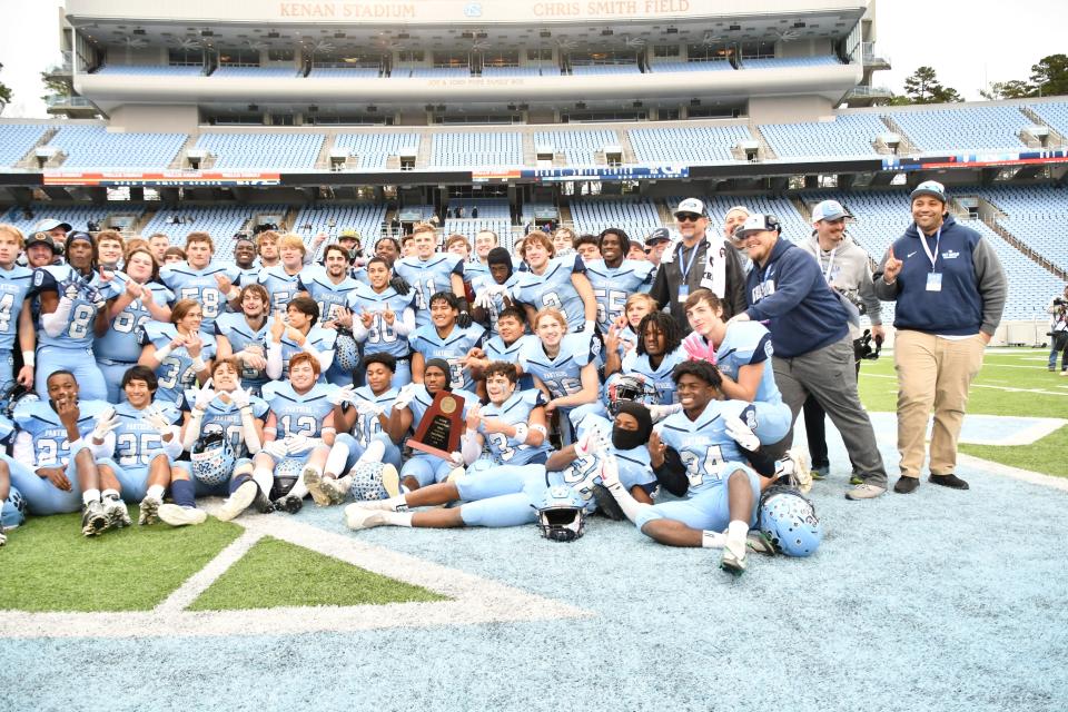 East Duplin won its first state football championship with a 24-21 win over Reidsville in December.