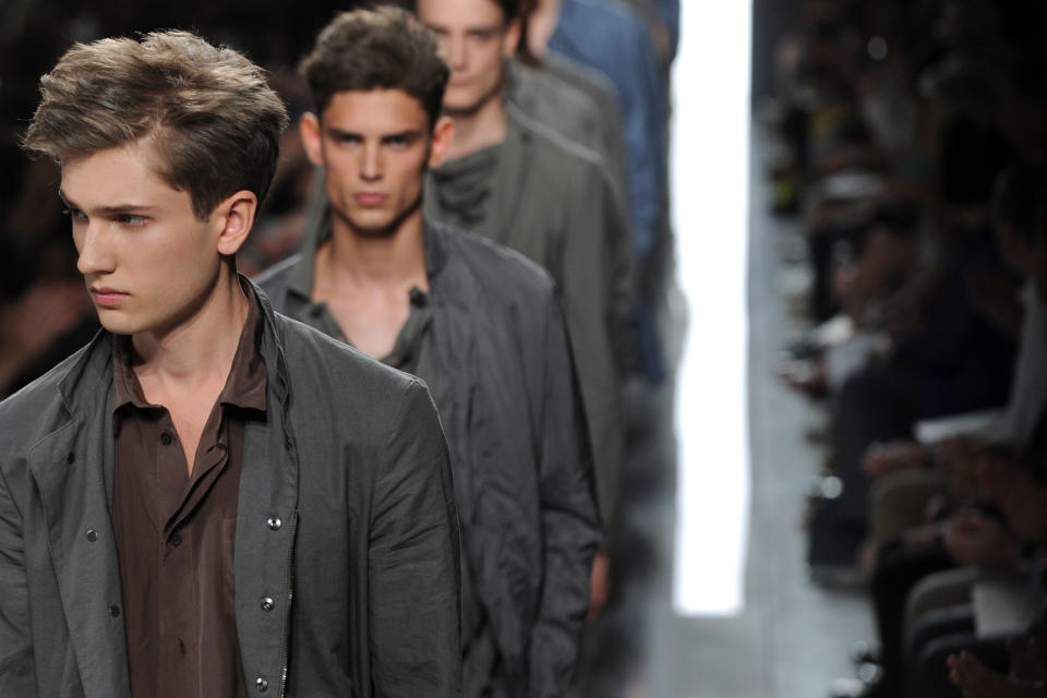 Bottega Veneta: Runway - Milan Fashion Week Menswear Spring/Summer 2013