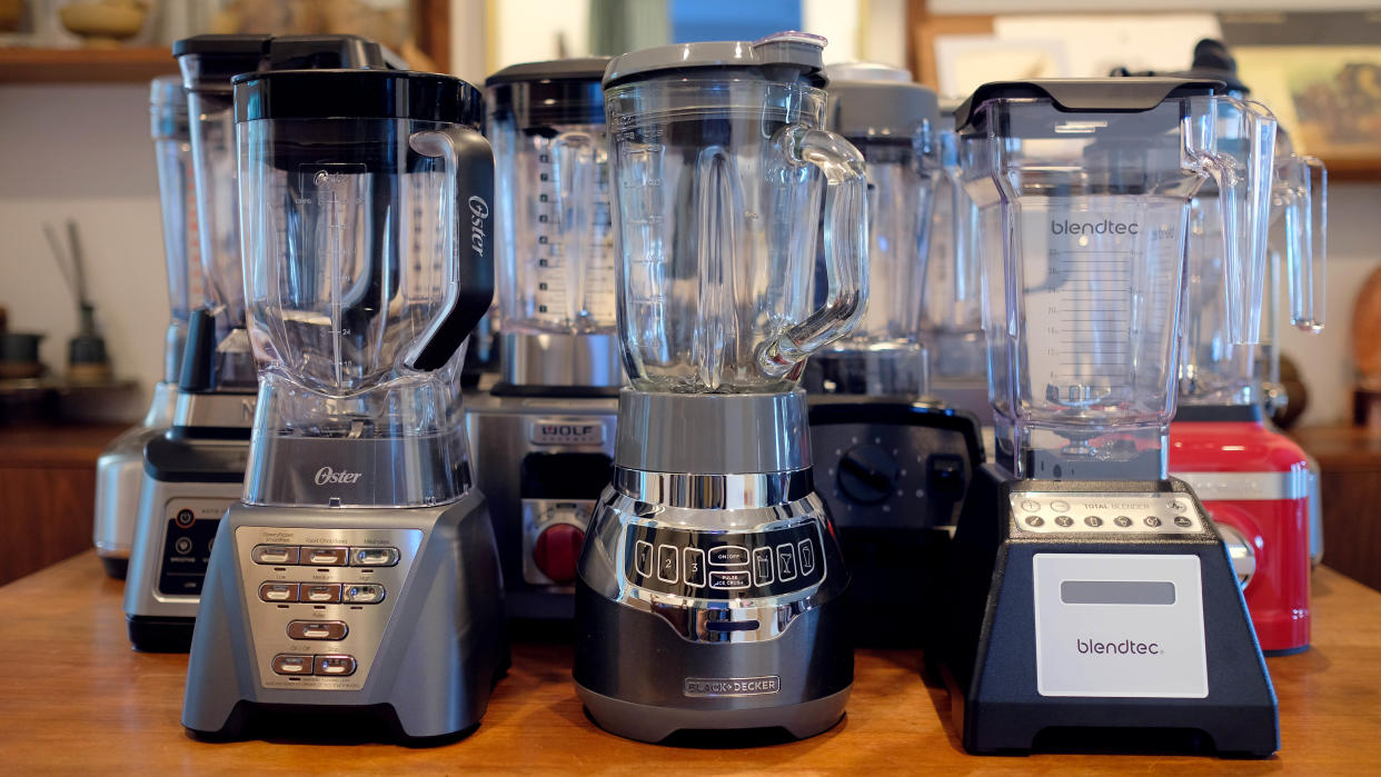  An assortment of blenders gathered from our tests 