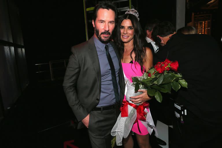 Keanu Reeves y Sandra Bullock