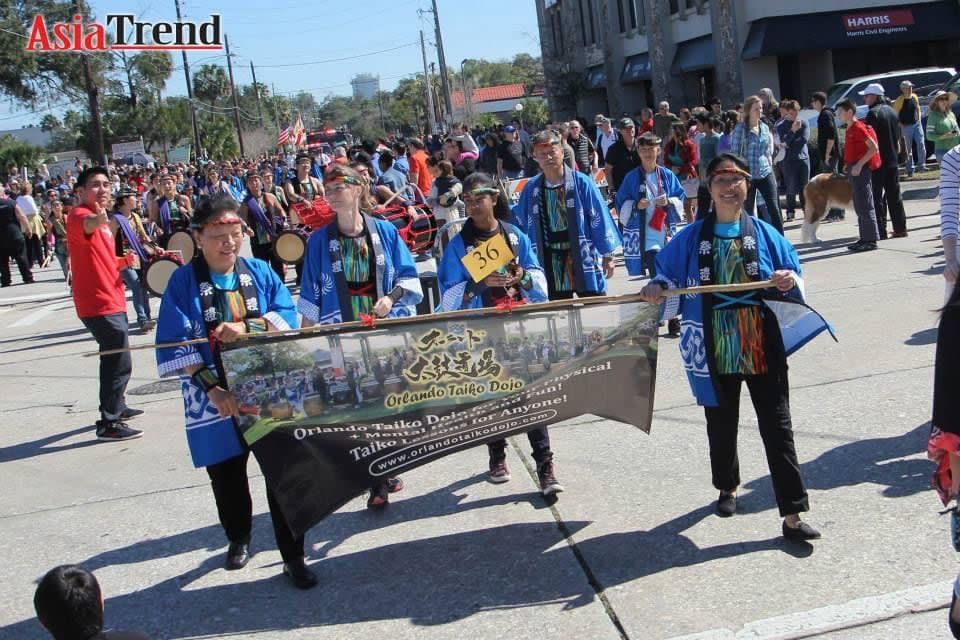 Local Asian organizations pack Orlando for the Central Florida Dragon Parade Lunar New Year.