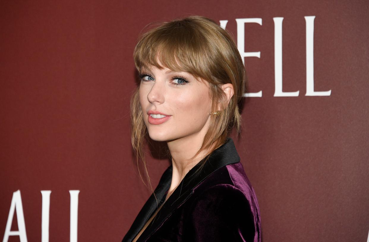 Writer-director Taylor Swift attends a premiere for the short film 