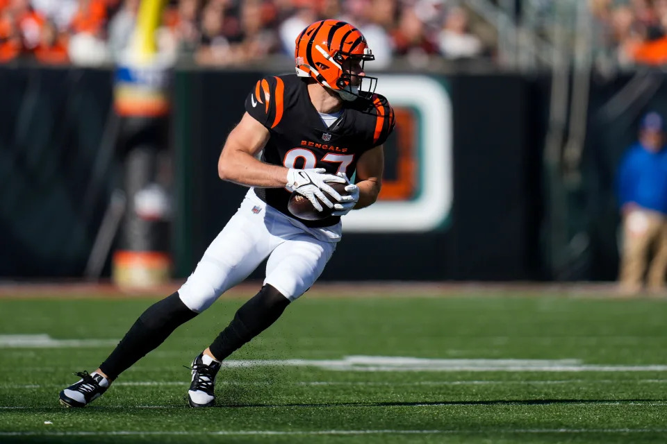 Cincinnati Bengals tight end Tanner Hudson stepped into a bigger role in the middle of the year and has capitalized on his opportunity.