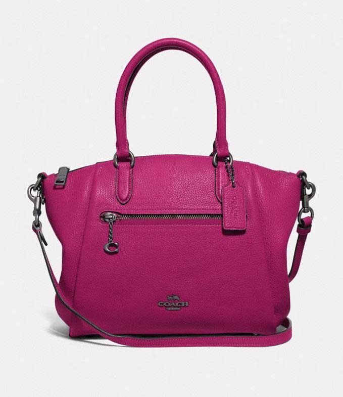 Elise Satchel. Image via Coach.