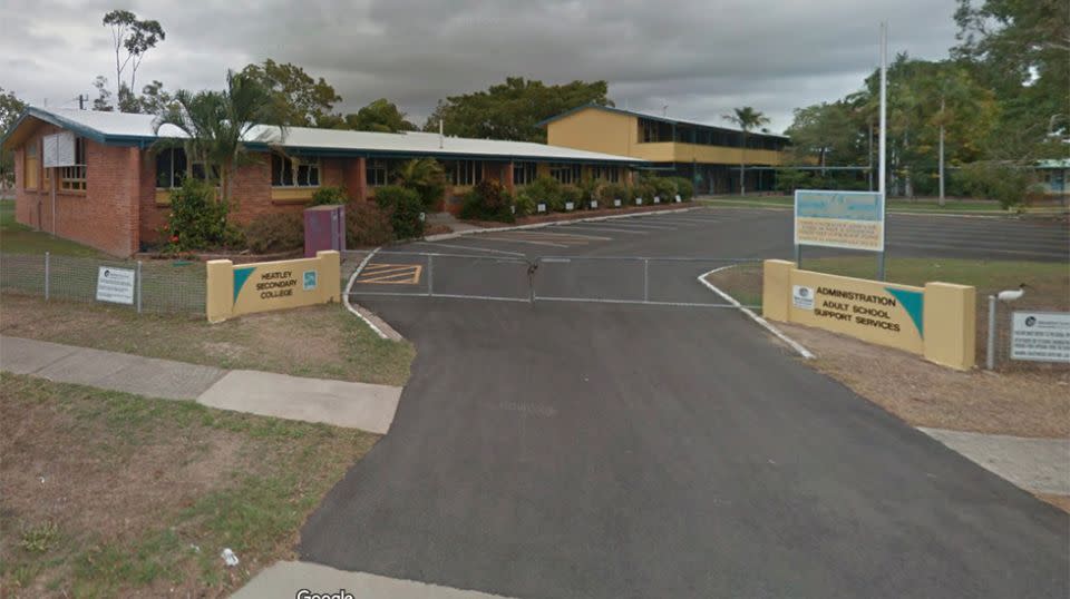 A man has been taken to hospital after suffering a suspected snake bite at Heatley Secondary College in Townsville. Source: Google Maps