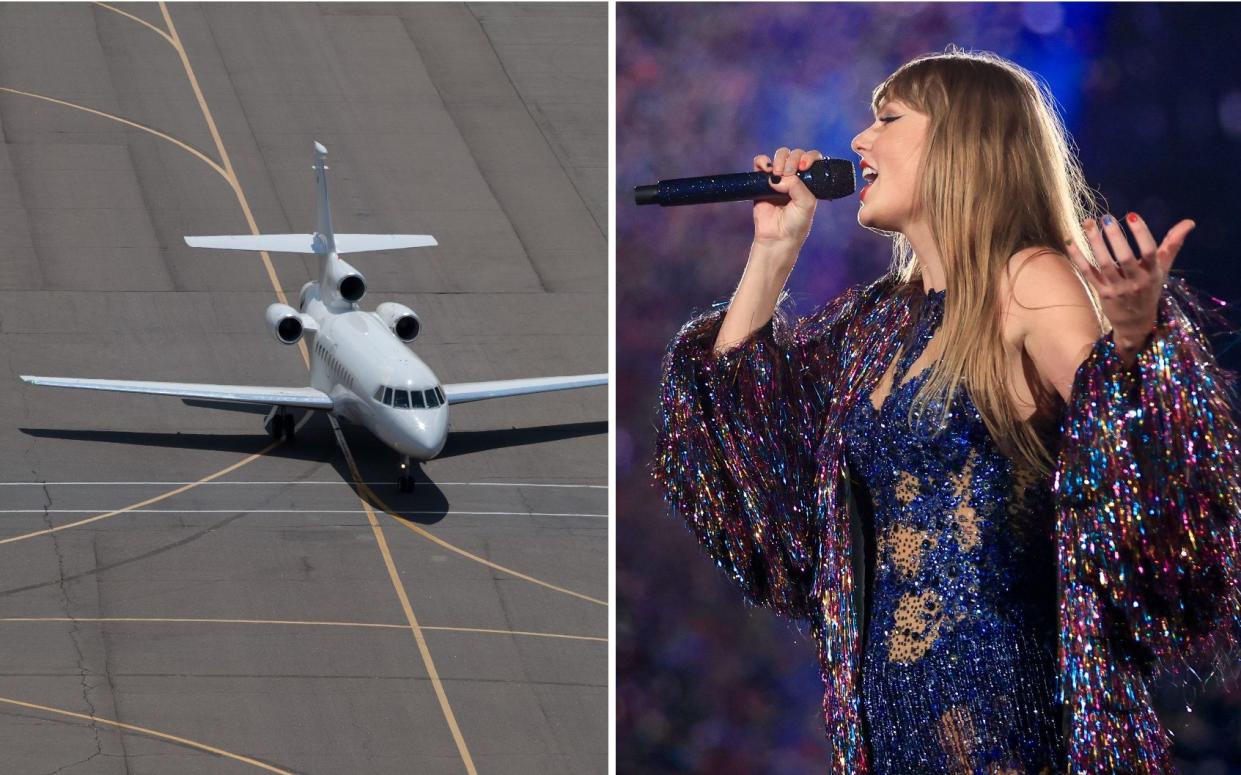 Taylor Swift has been called out for racking up an eye-watering amount of air miles on her private jet