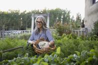 <p>If you're able to, it's also not a bad idea to start a garden where you can grow your own fruits and veggies. This means you'll save money, enjoy fresh produce, and not have to use packaging to buy this stuff. If you can't start a garden, look into joining a community garden nearby. </p>