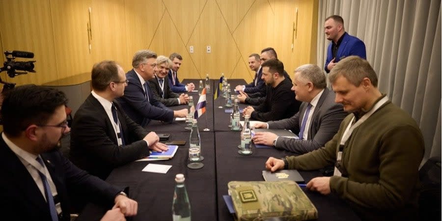 Zelensky thanked Croatia and Andrej Plenković personally