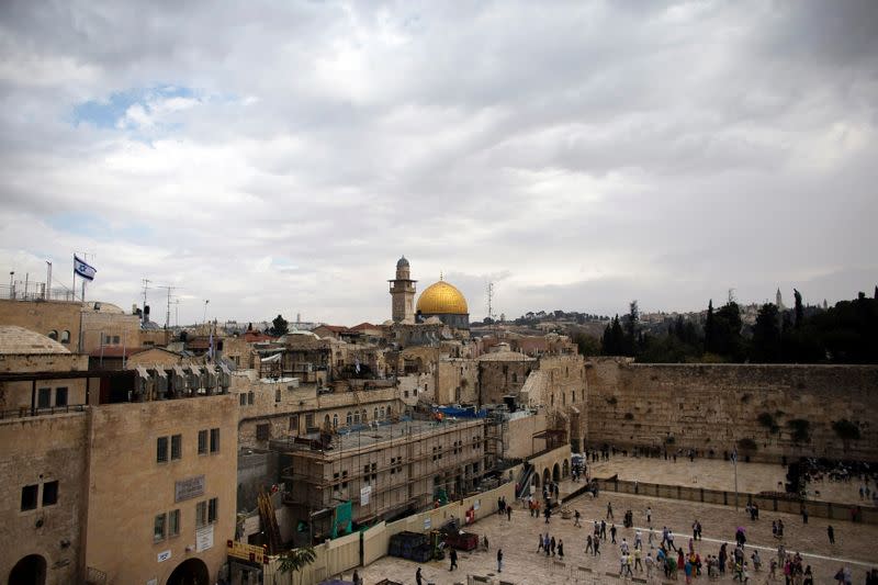 FILE PHOTO: General view of the Western Wall and the Dome of the Rock in Jerusalem's Old City