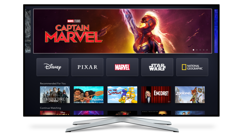 There's many ways to get Disney's new subscription service, Disney+, on your television, including Amazon Fire TV, Apple TV, Roku, Google Chromecast, as well as smart TV apps.