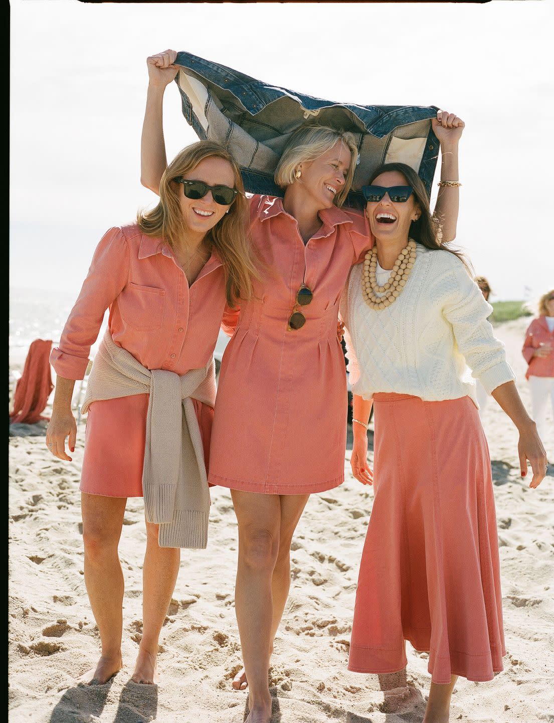 a group of women posing for a photo