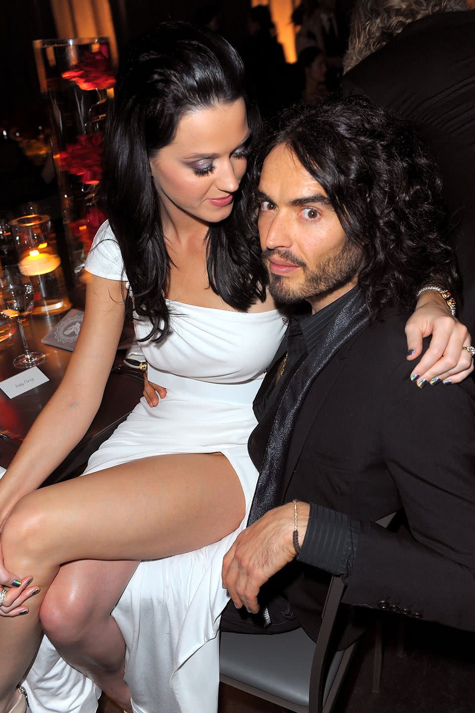 Katy Perry and Russell Brand