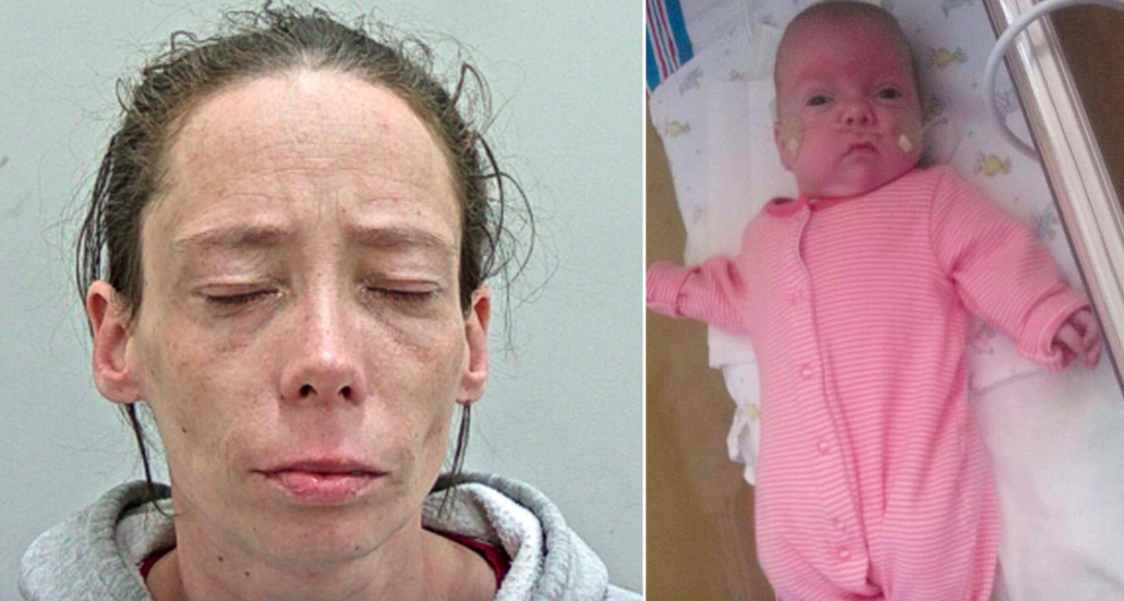 <em>Jennifer Crichton left her seven-month-old daughter Amelia with “catastrophic” head injuries (PA)</em>