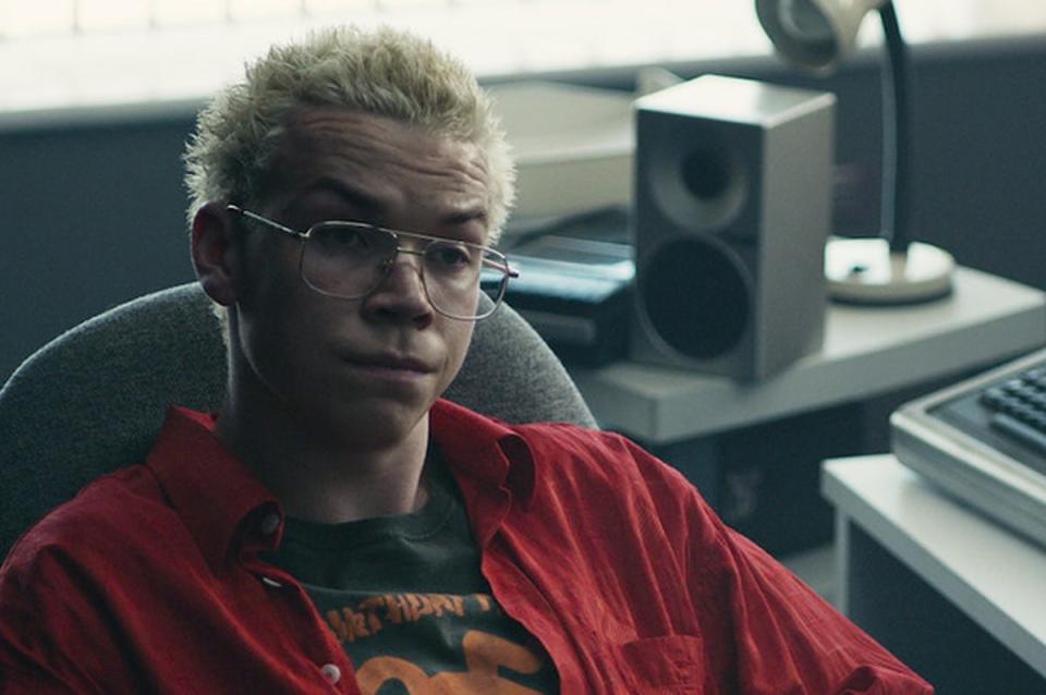 Will Poulter as a disgusted computer genius in Black Mirror: Bandersnatch.