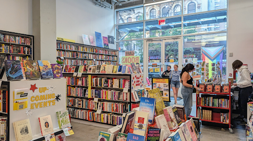 A look inside P&T Knitwear, an independent bookstore located in the Lower East Side neighborhood of New York City.