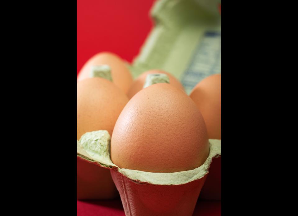 Eggs are another food that's relatively high in zinc, Caplan explains. They're also a good source of Omega 3 fatty acids <em>and</em> lutein.     As Tufts nutritional biochemist <a href="http://www.fitsugar.com/Eating-Eggs-Can-Benefit-Eye-Health-882515" target="_hplink">told FitSugar, </a>eggs don't contain as much of that particular carotenoid as the leafy greens that are also on this list, but "the body is able to absorb these antioxidants better from eggs," <a href="http://www.fitsugar.com/Eating-Eggs-Can-Benefit-Eye-Health-882515" target="_hplink">she says.</a>