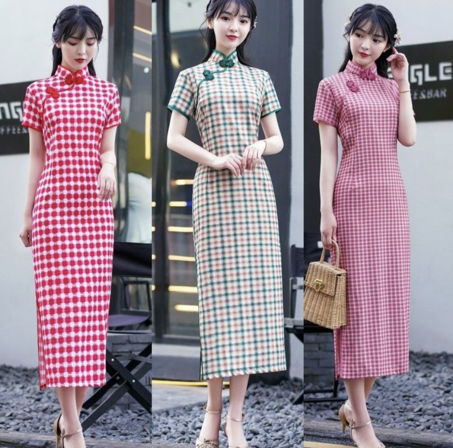 Modern Cheongsam vintage. PHOTO: Shopee