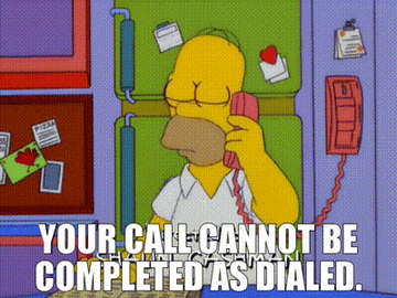 "Your call cannot be completed as dialed."