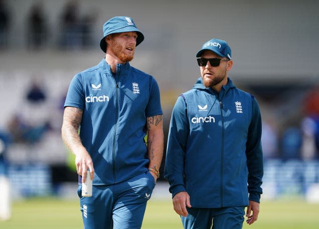 Brendon McCullum, right,  and Ben Stokes