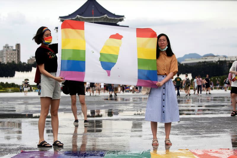 Taiwan Pride Parade For the World rally in Taipei