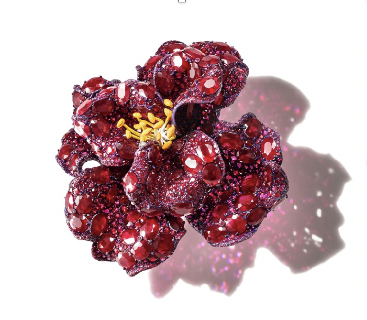 The Peony Brooch by Cindy Chao - Credit: Courtesy