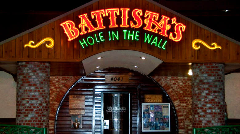 Exterior of Battista's Hole in the Wall