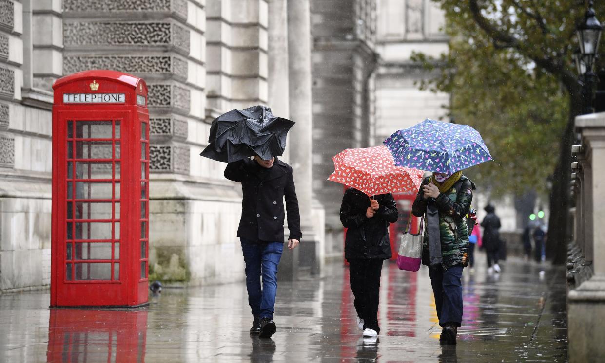 The Met Office has warned torrential downpours are set to bring ‘dangerous' flooding across the UK (PA)