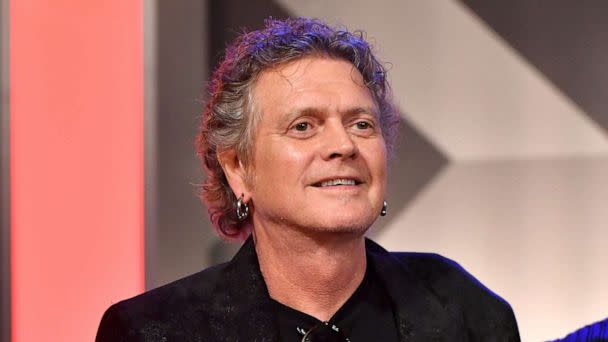 PHOTO: In this Dec. 4, 2019, file photo, Rick Allen of Def Leppard speaks during the press conference in Los Angeles. (Emma McIntyre/Getty Images for SiriusXM, FILE)