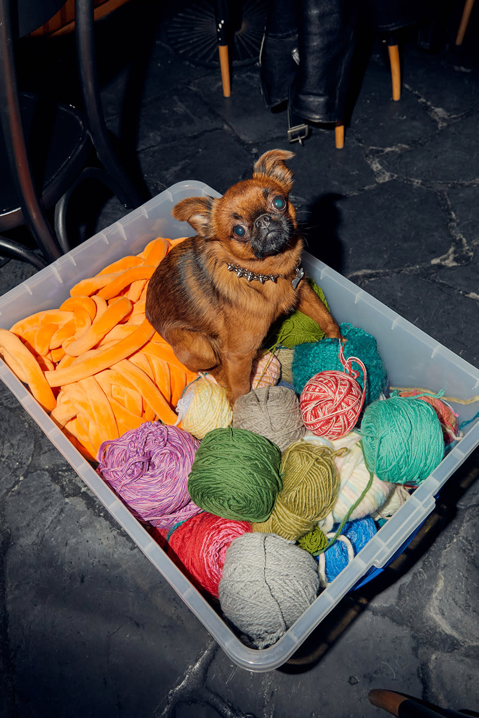 Ella Emhoff Soft Hands Knitting Club at The Standard East Village