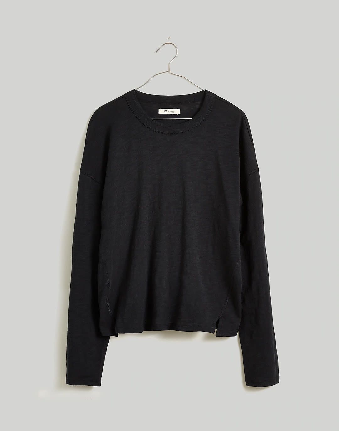 <p><a href="https://go.redirectingat.com?id=74968X1596630&url=https%3A%2F%2Fwww.madewell.com%2Fslub-relaxed-long-sleeve-tee-in-stripe-NO505.html&sref=https%3A%2F%2Fwww.harpersbazaar.com%2Ffashion%2Ftrends%2Fg46558783%2Fbest-long-sleeve-shirts-women%2F" rel="nofollow noopener" target="_blank" data-ylk="slk:Shop Now;elm:context_link;itc:0;sec:content-canvas" class="link rapid-noclick-resp">Shop Now</a></p><p>Slub Relaxed Long-Sleeve Tee</p><p>madewell.com</p><p>$32.00</p>