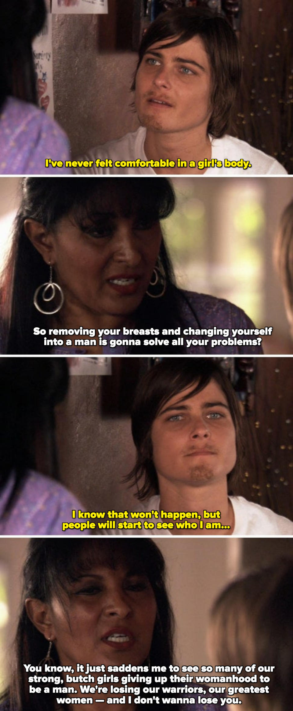 Max and Kit from "The L Word"