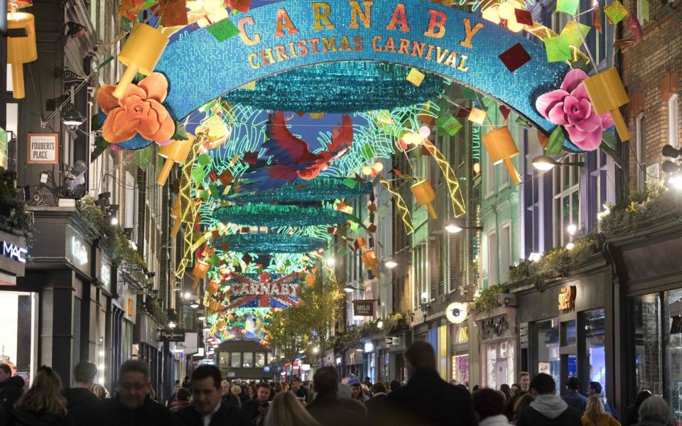 London's Carnaby Street - AFP