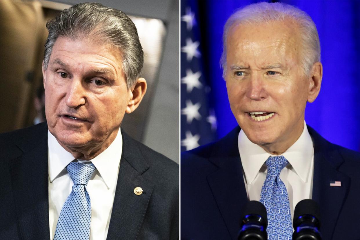 Joe Manchin and Joe Biden