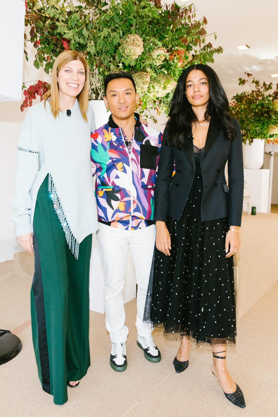 <h1 class="title">Virginia Smith, Prabal Gurung, and Aurora James</h1><cite class="credit">Photographed by Corey Tenold</cite>